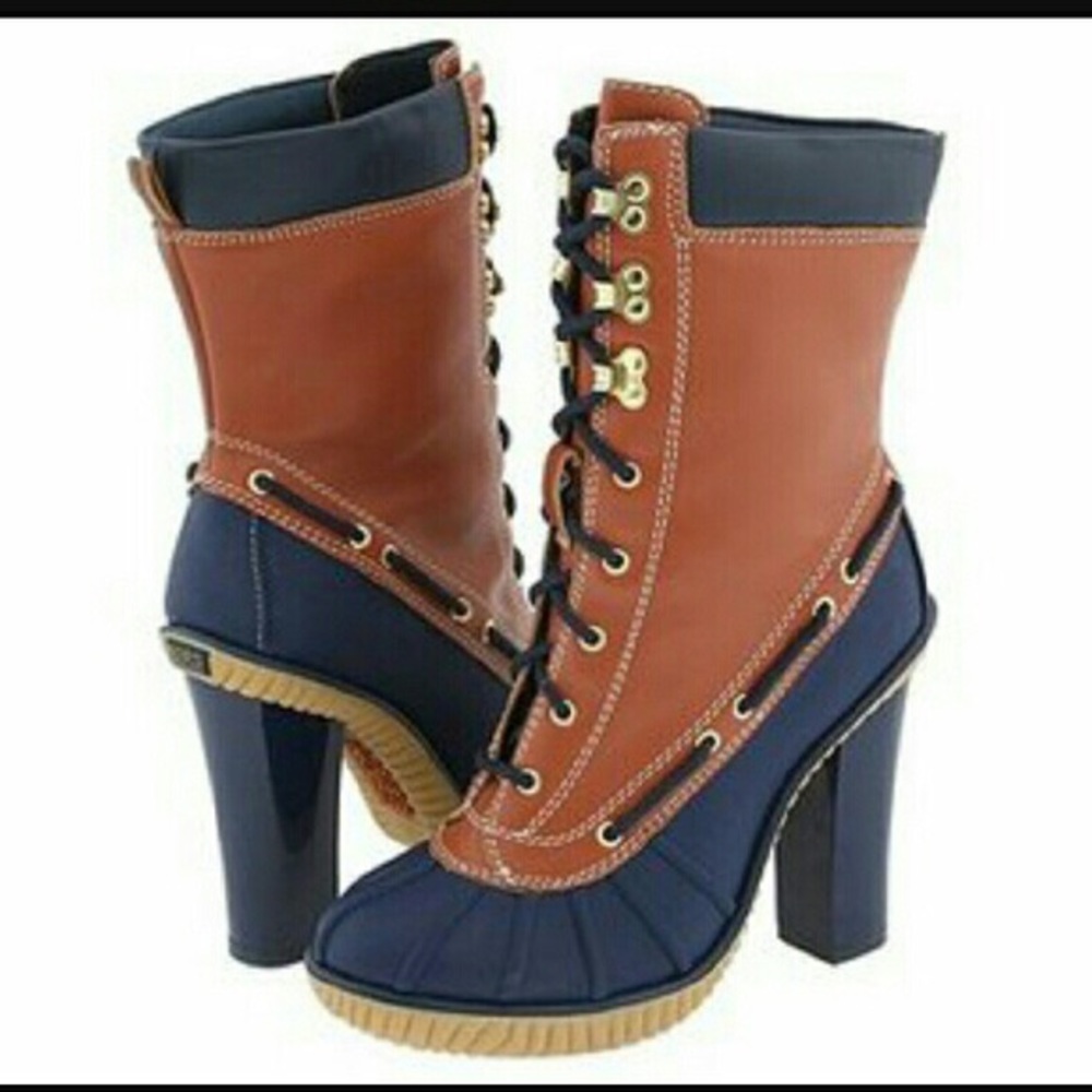 Michael Kors heeled duck boots